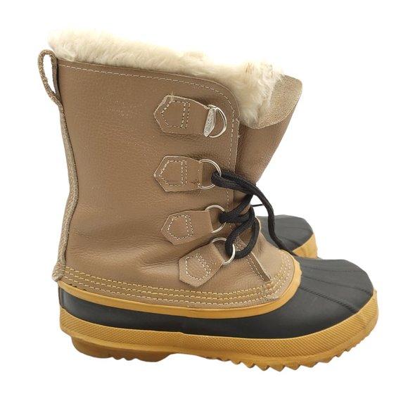 Sorel Shoes - Sorel Manitou  Kaufman Snow Boots Womens Size 8 Waterproof Fur Lined Canada